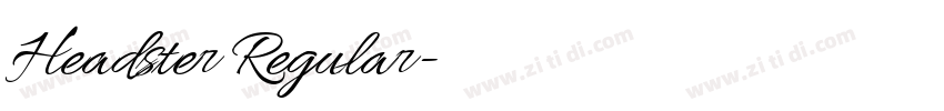 Headster Regular字体转换 Headster Regular字体转换